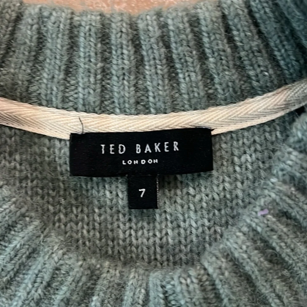 Ted Baker Brokhol Long Sleeve Mixed Stitched‎ Knit Crew Neck Pullover, Sz